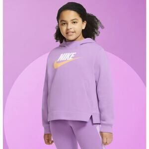 Nike light lavander spell out hoodie size M NWOT winter warm GIRLS active swoosh